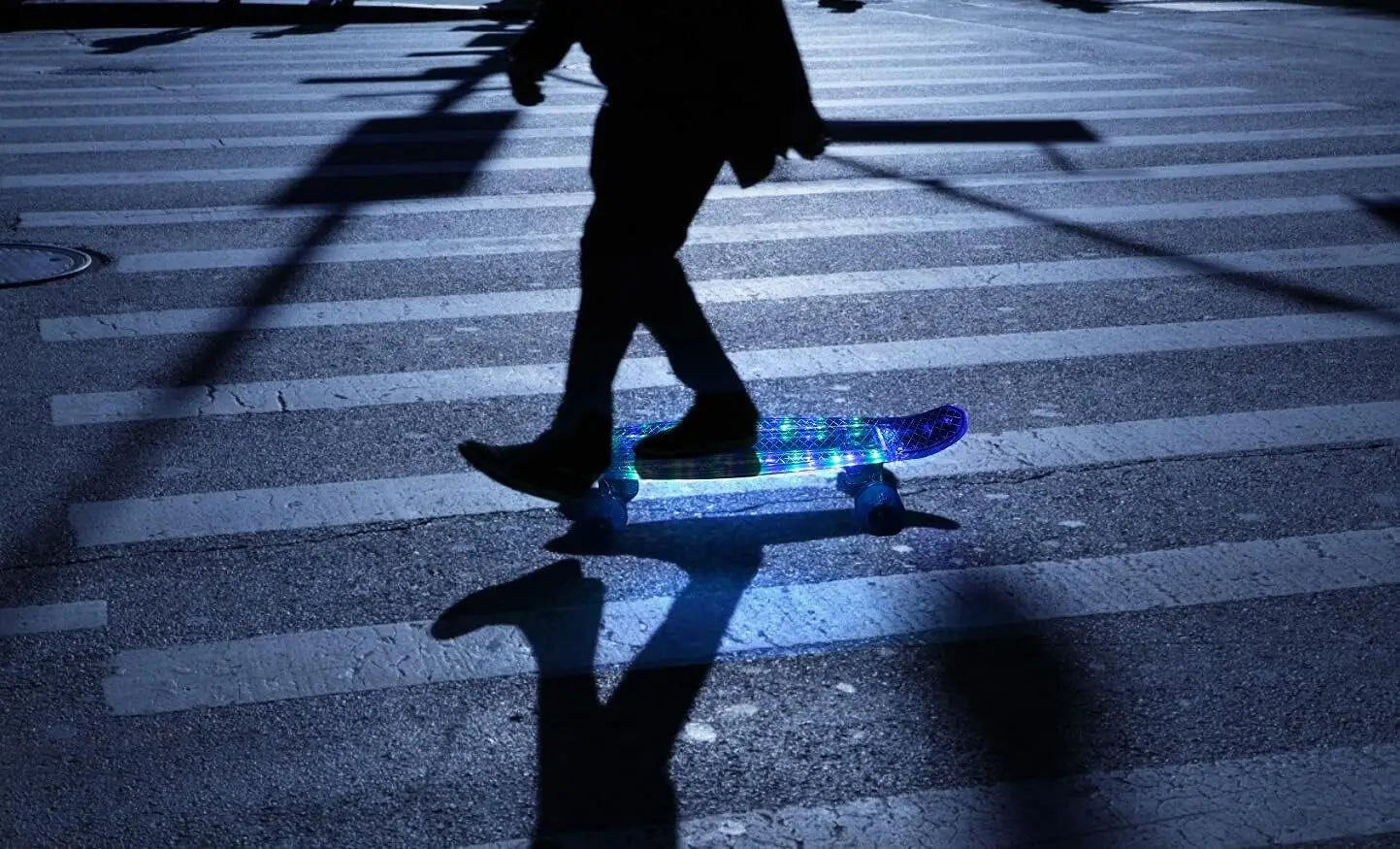 LED Light Up Electric Skateboard For Beginners Cruiser