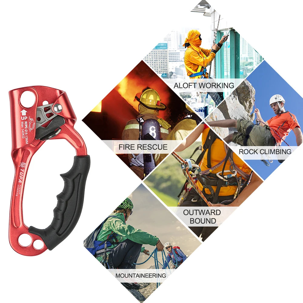 Aluminum Magnesium Alloy Hand Ascender For Rock Climbing And Caving