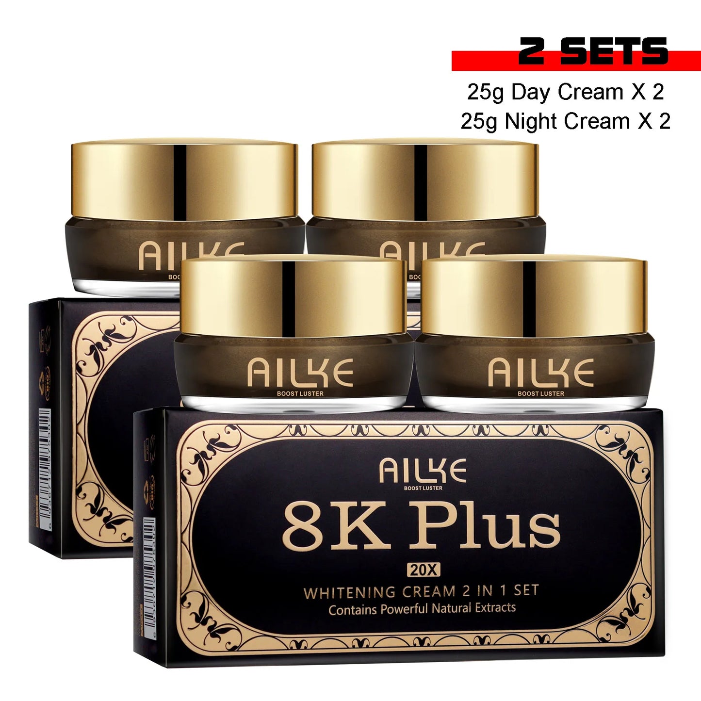 AILKE Whitening Face Cream With Collagen For Even Skin Tone