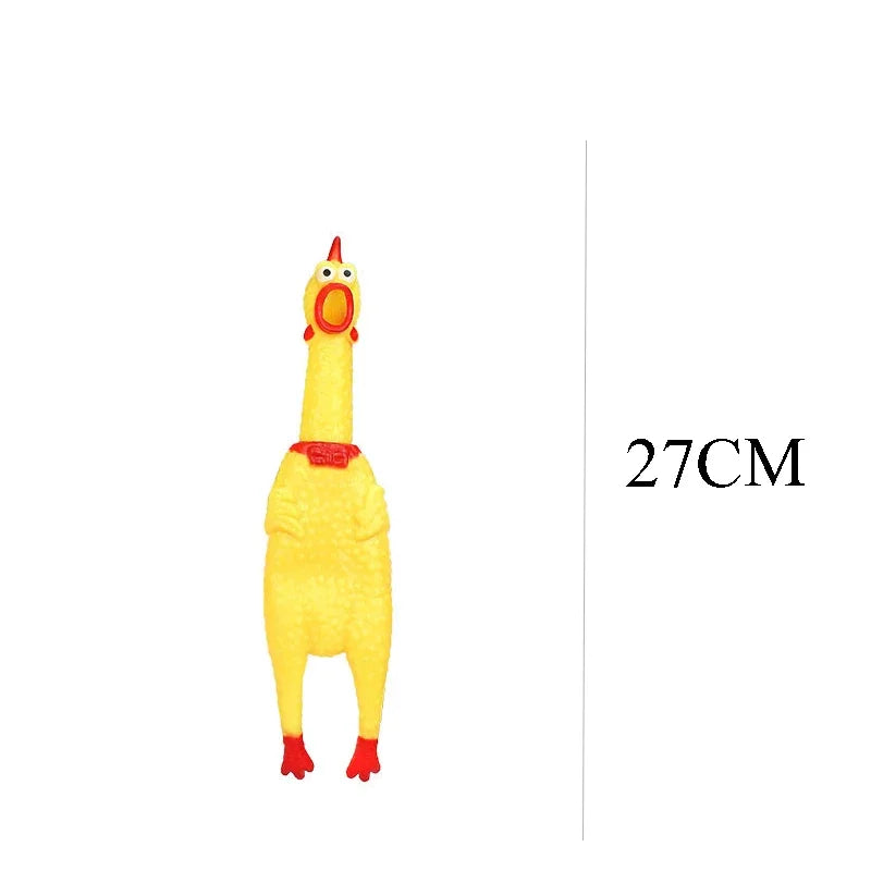 DKSTINYE Squeaky Screaming Chicken Pet Toy For Dogs
