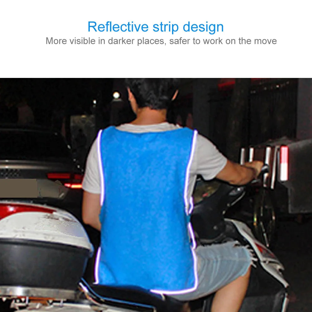 Outdoor Cooling Vest Lightweight Summer Ice Cold Vest Adjustable Sleeveless Ice Sports Clothes for Men Women Cycling Running
