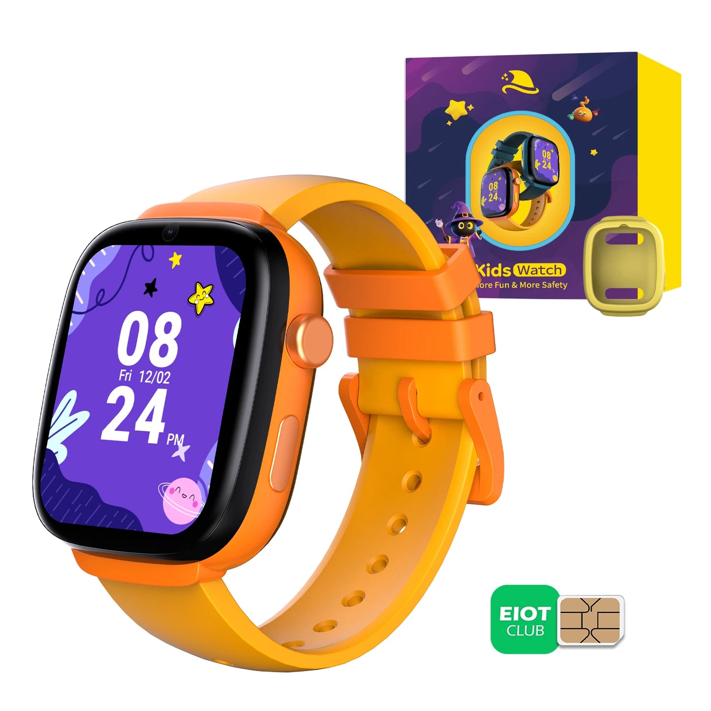 EIOTMART 4G Kids Smart Watch GPS Two Way Call SOS