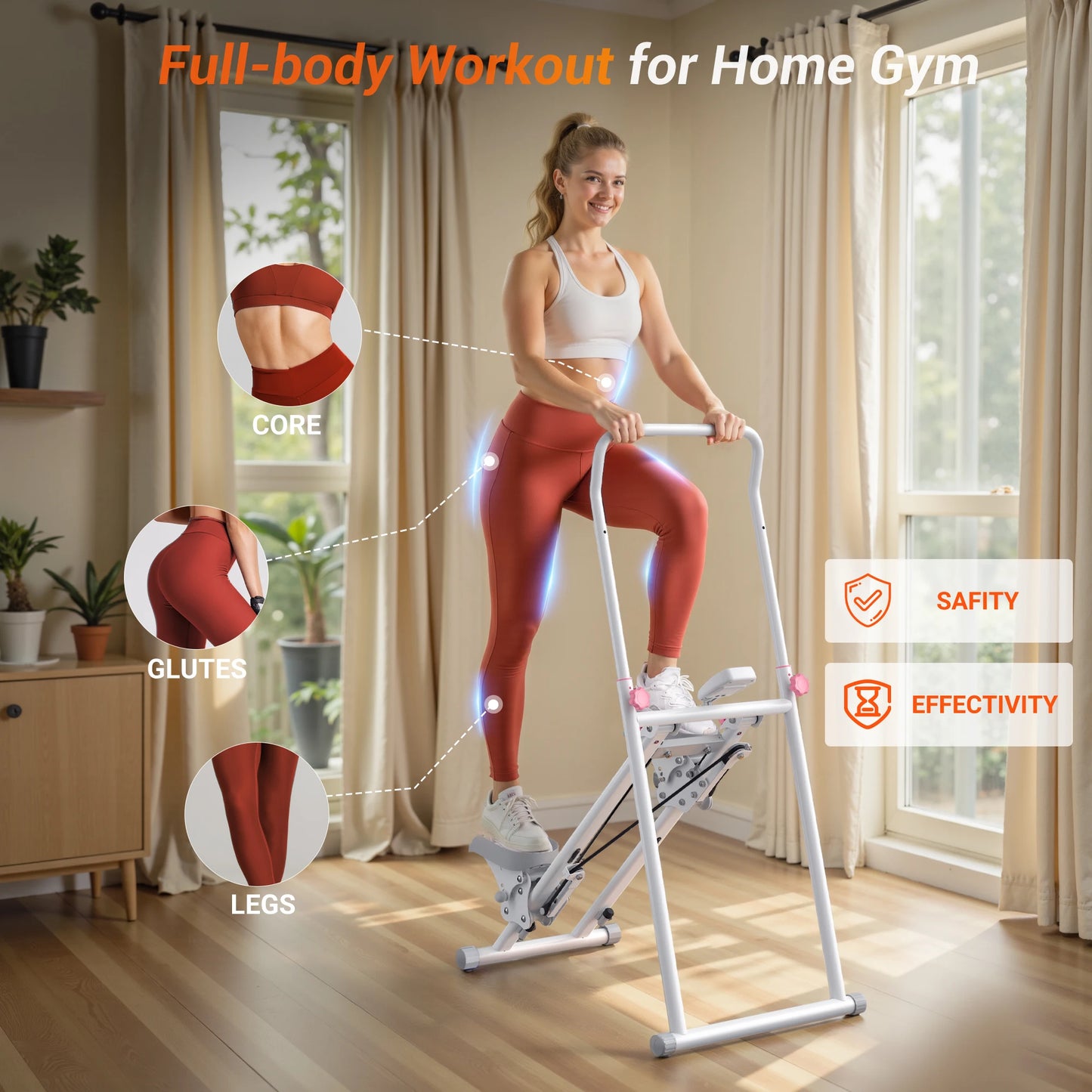 MERACH Stair Stepper Vertical Climber for Home Gym