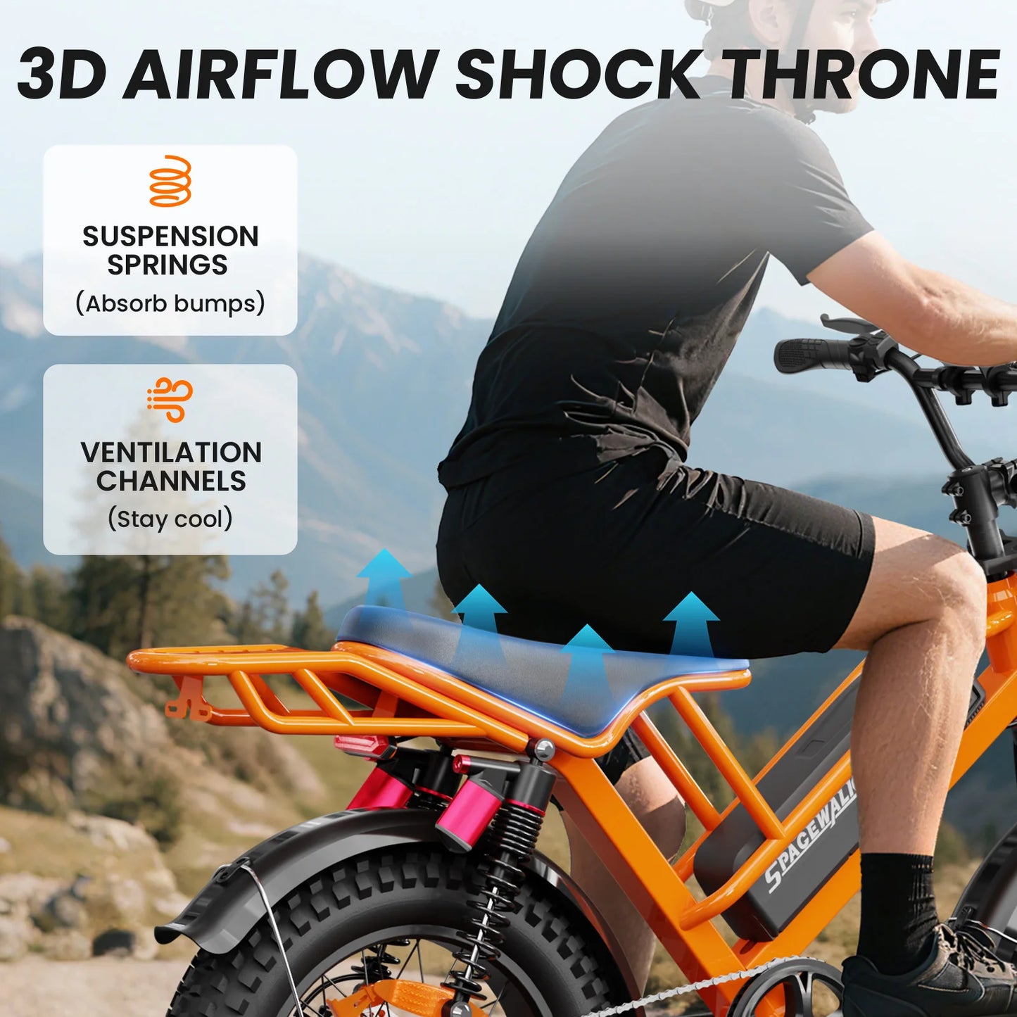 EILLEO SPACEWALK M7 Electric Bike For Teens 750W Peak Motor