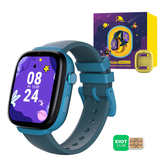 EIOTMART 4G Kids Smart Watch GPS Two Way Call SOS
