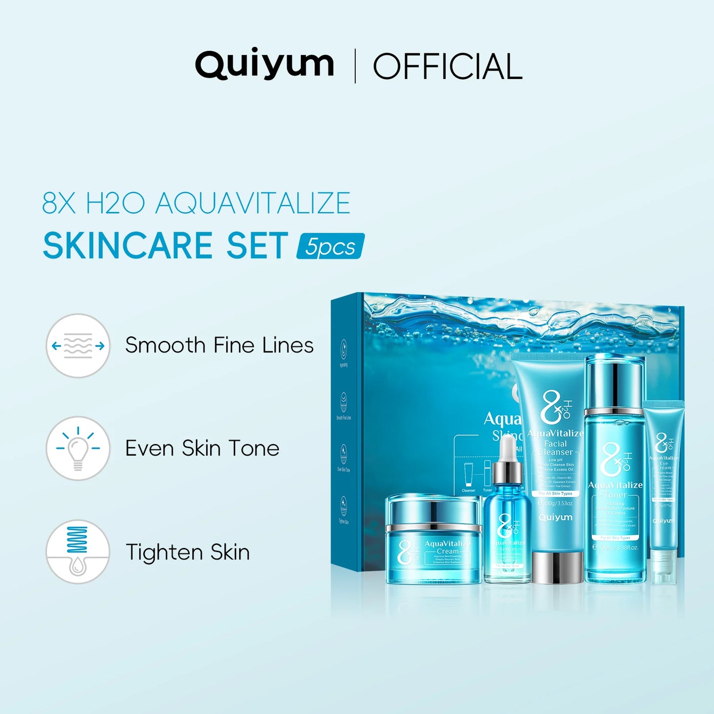 LAIKOU AquaVitalize Skincare Set For Deep Hydration