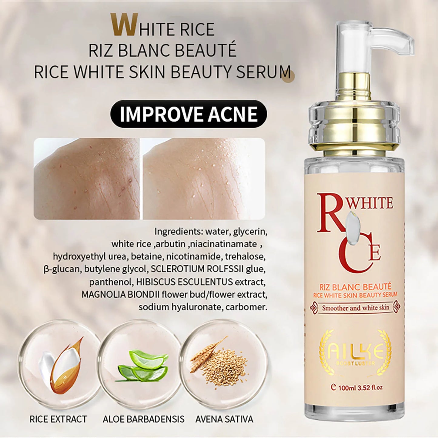AILKE Hydrating Brightening Serum For Dark Spots And Wrinkles
