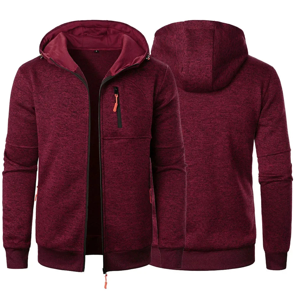 Men's Casual Sweatshirts Hooded Sweatshirt Slim Fit Sportswear Autumn Jacket for Men Tracksuit Streetwear Jackets 2029