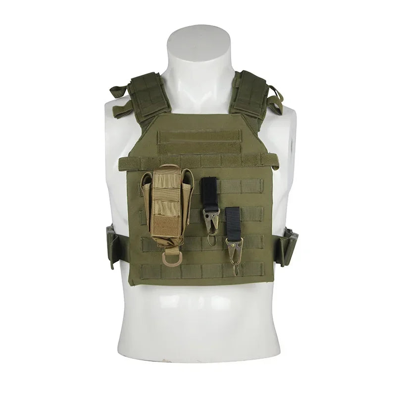 NONECN Military Tactical Vest Molle Plate Carrier Outdoor Training Gear