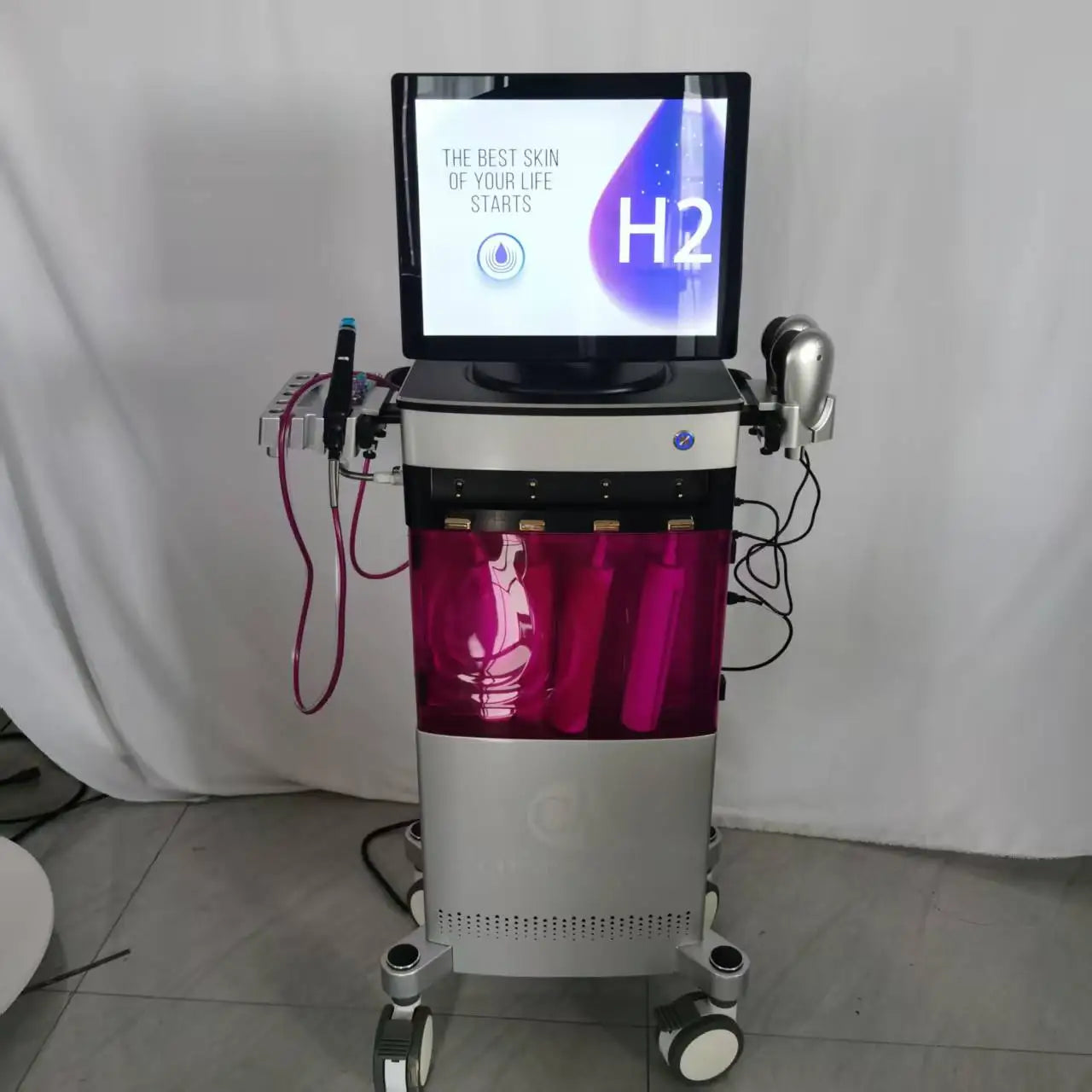 Hydra Oxygen Facial Multifunction Machine For Skin Cleaning And Rejuvenation