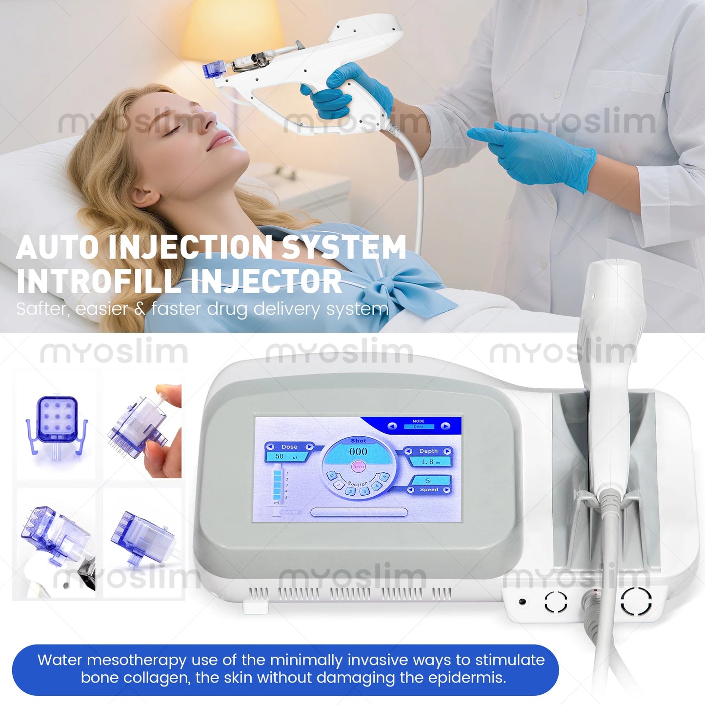 MYOSLIM Skin Moisturizing Face Lift Mesu Therapy Gun