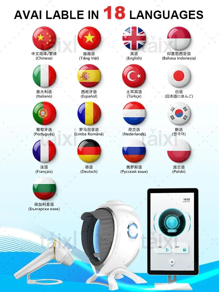 Myoslim 3D Skin Scanner Facial Analyzer for Acne Analysis