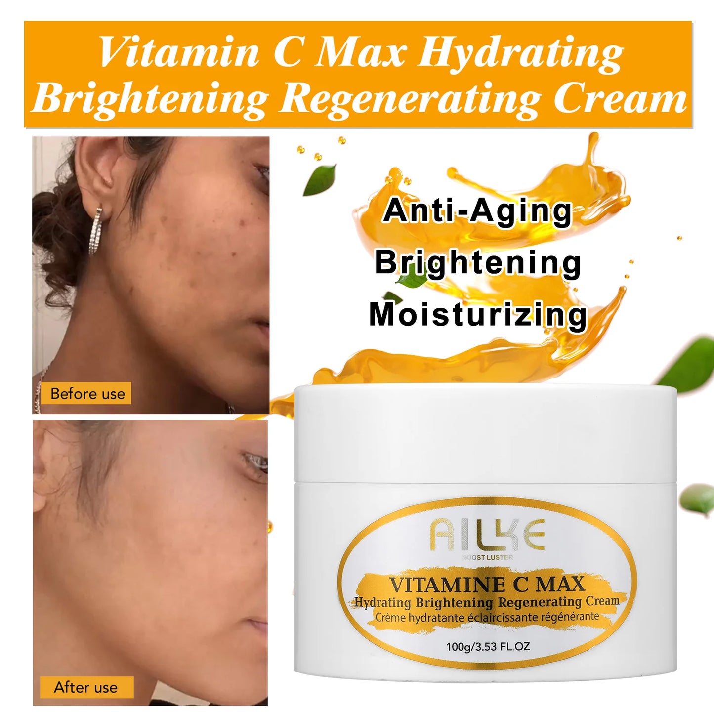 AILKE Vitamin C Skin Care Set With Brightening Soap