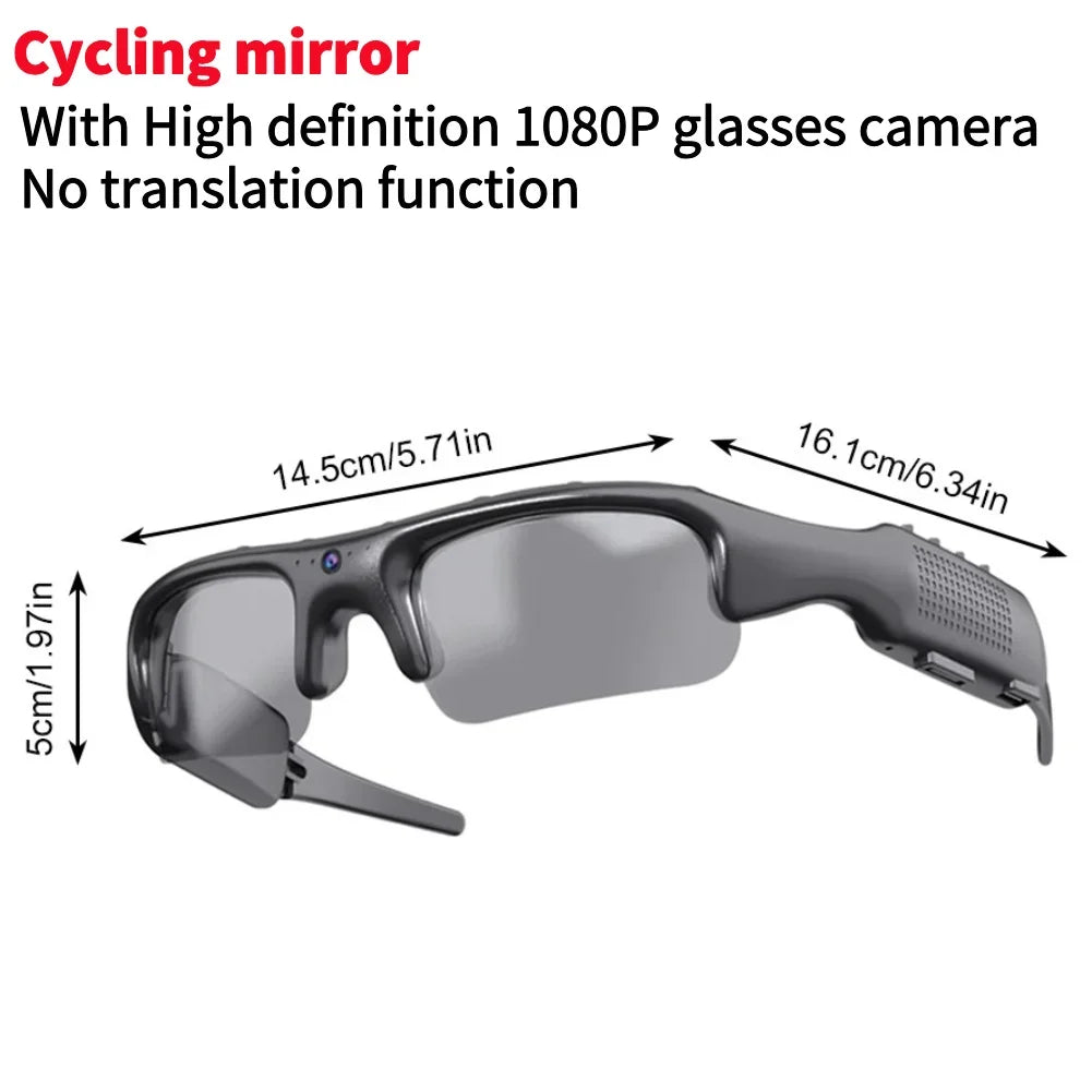 ALLOYSEED Wireless WiFi Camera Smart Glasses With Audio