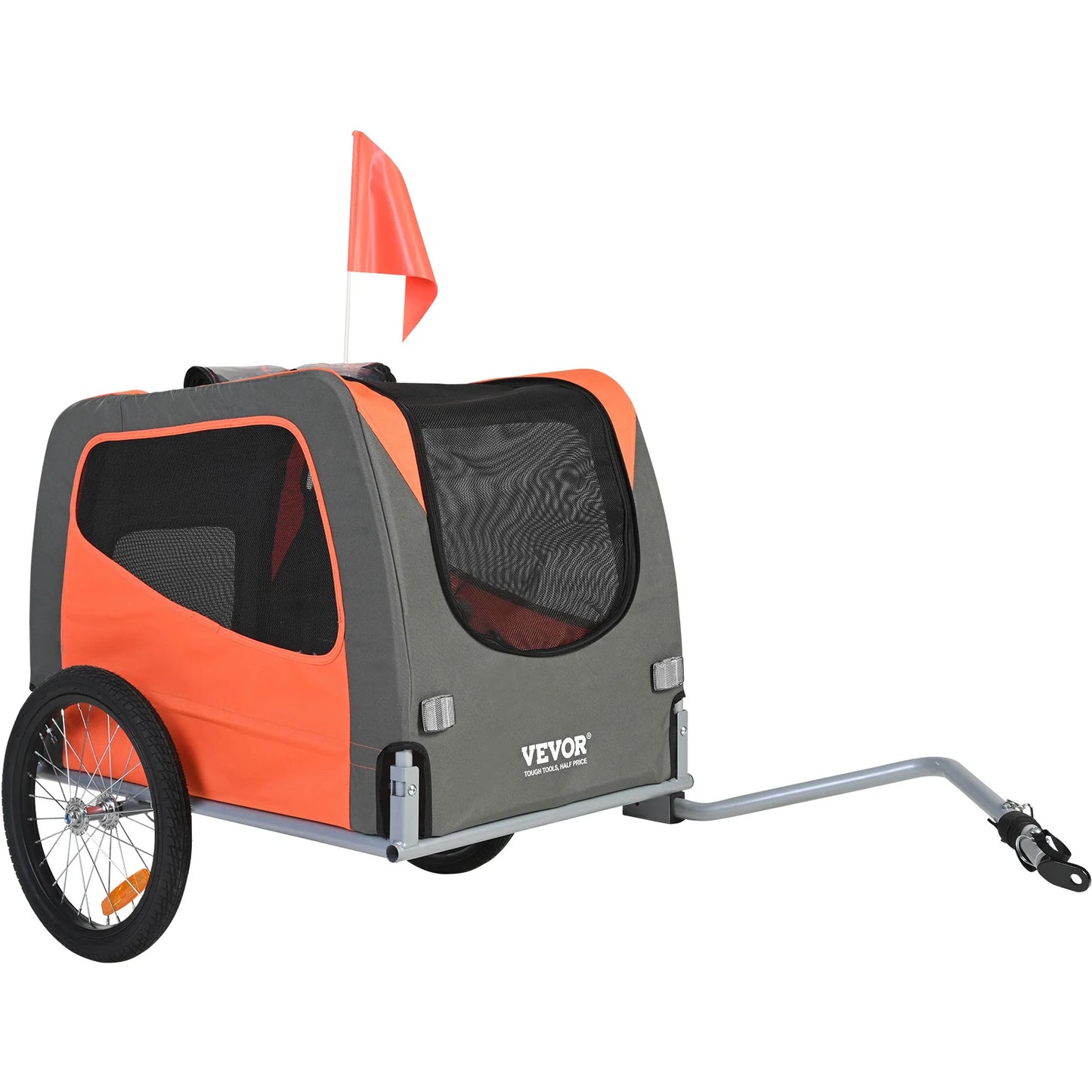 SucceBuy Pet Cart Bicycle Carrier Dog Bike Trailer Folding Frame
