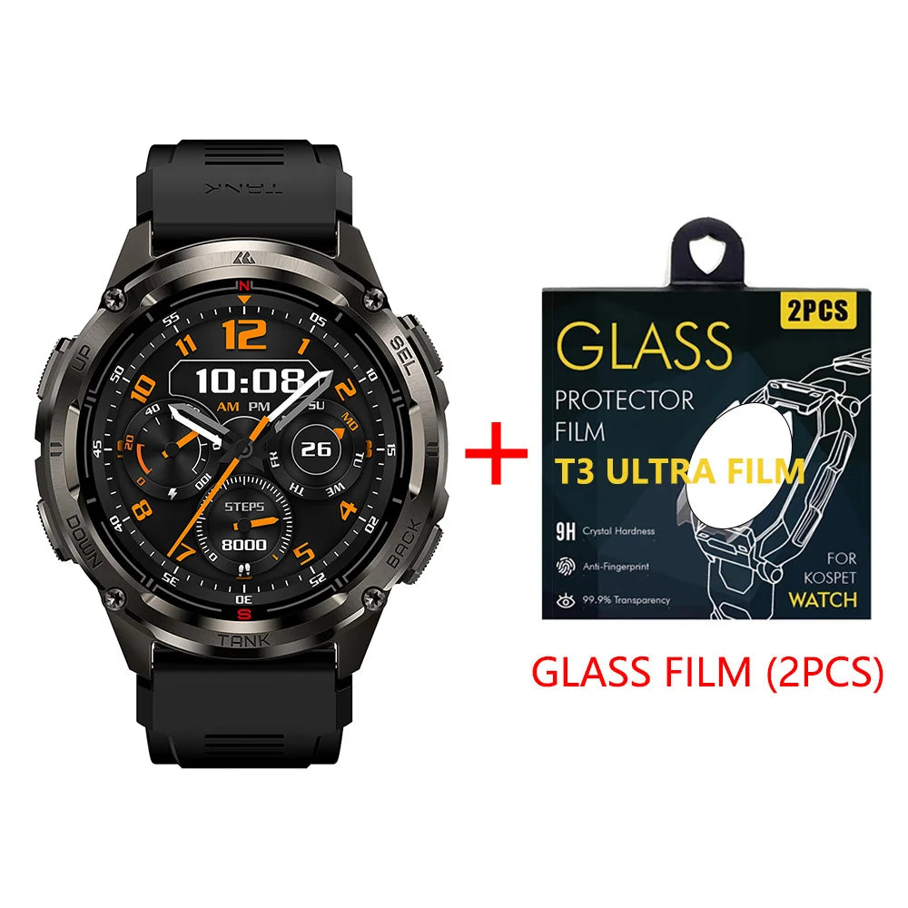 KOSPET Tank T3 Ultra 2 GPS Smartwatch With Bluetooth Call