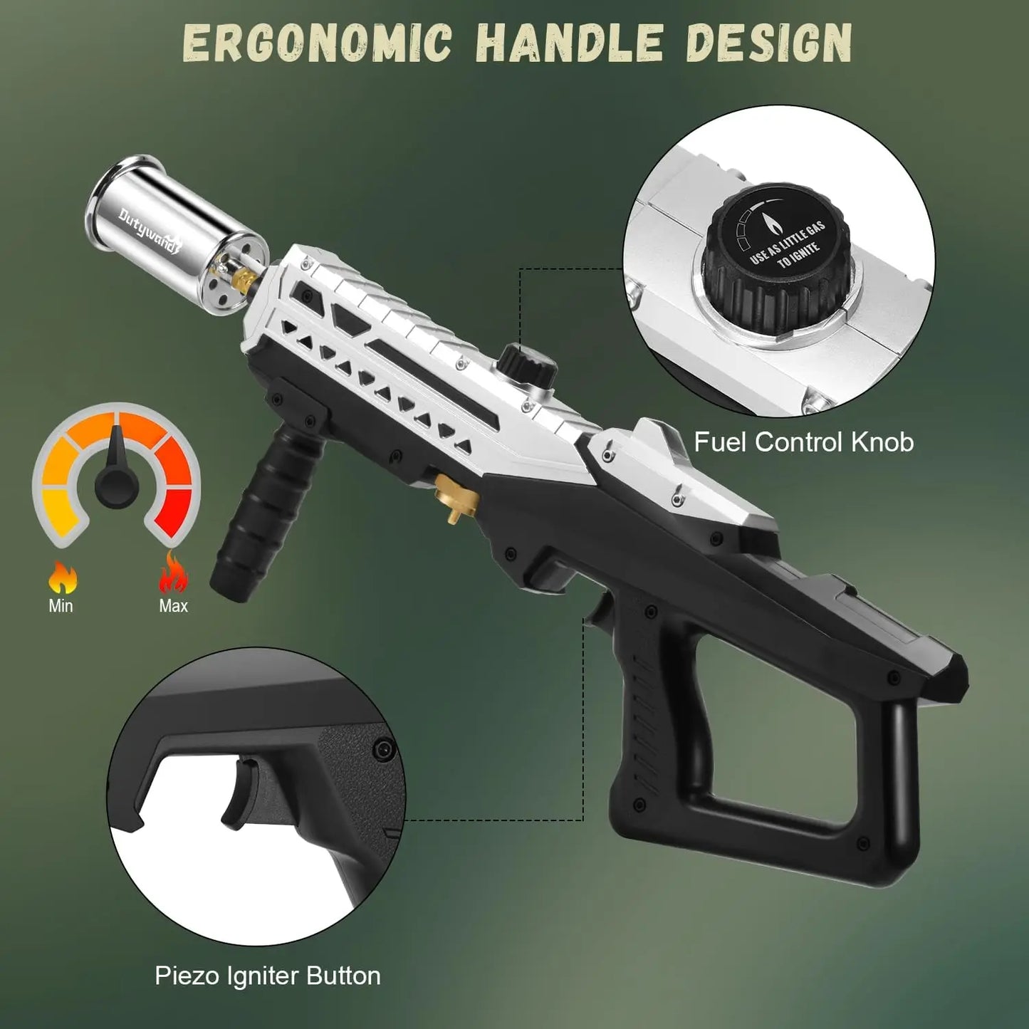 Propane Grill Torch for Barbecue and Campfire Adjustable