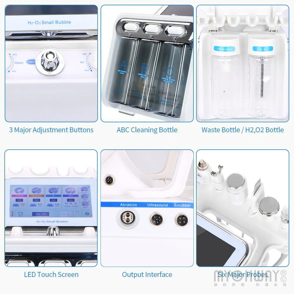 Mychway 7in1 Hydra Water Facial Cleaner Aqua Peel Machine