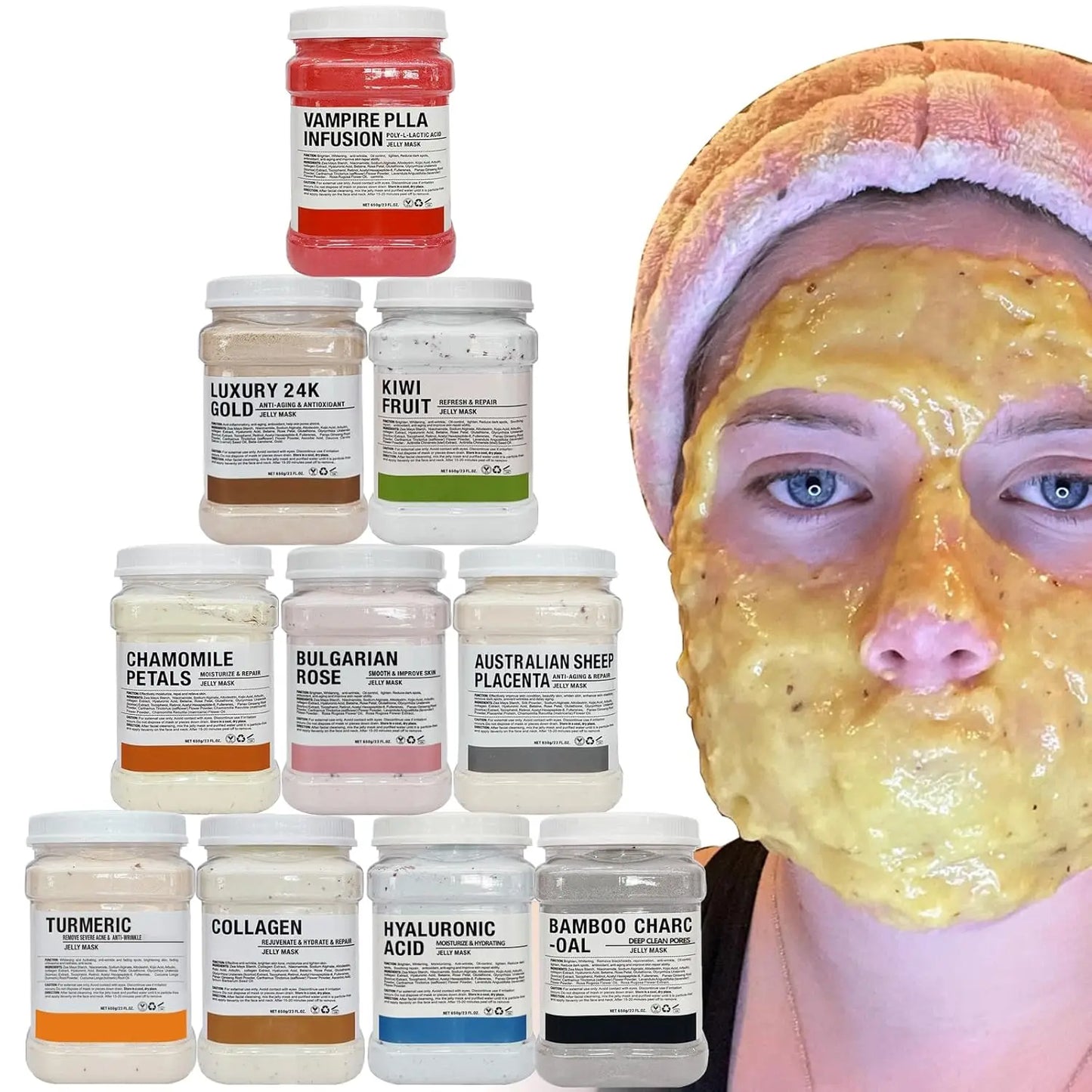 YMEYFAN Jelly Mask Powder for Professional Facial Skin Care