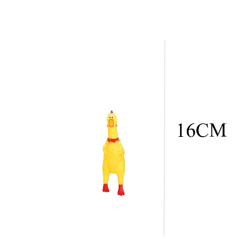 DKSTINYE Squeaky Screaming Chicken Pet Toy For Dogs