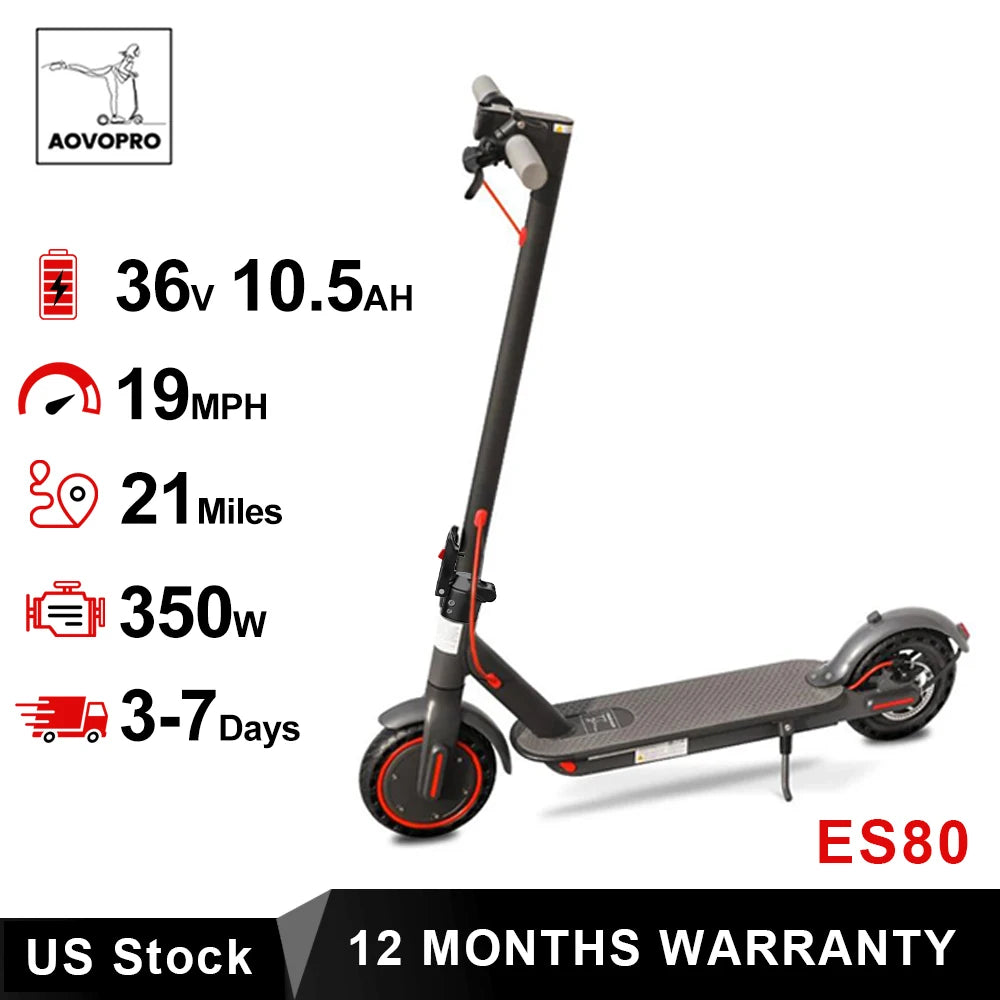 AOVOPRO ES80 Electric Scooter With Smart App Control
