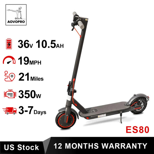 AOVOPRO ES80 Electric Scooter With Smart App Control