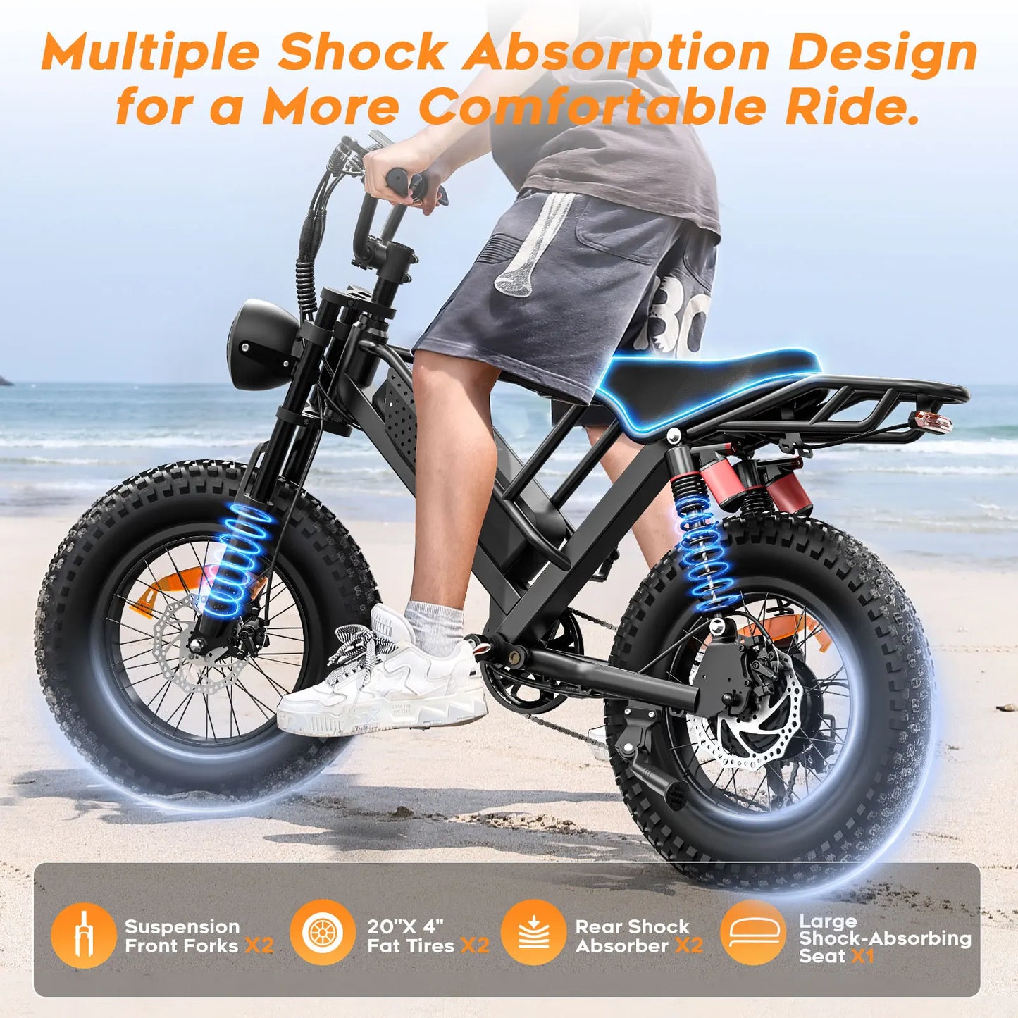 EILLEO Spacewalk Mountain Electric Bike Removable Battery