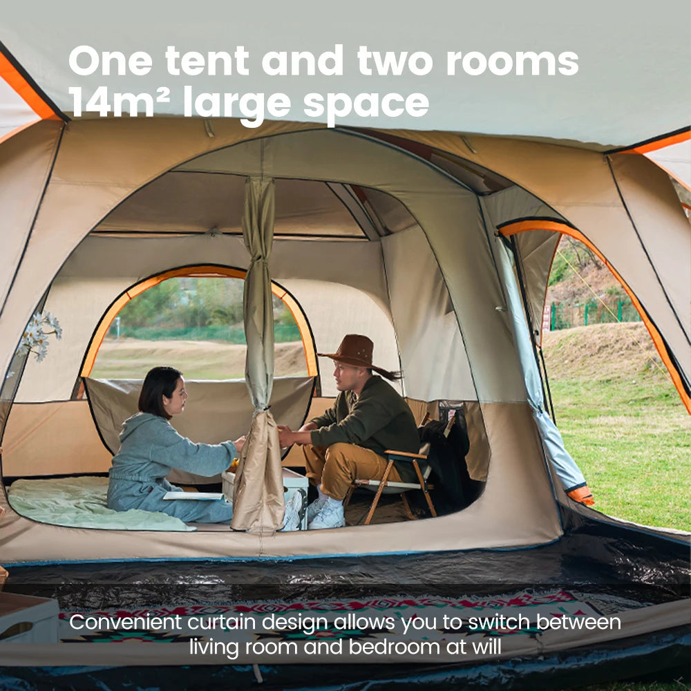 Sonuto Family Tent Windproof Sun Protection Mosquito Net Instant Setup