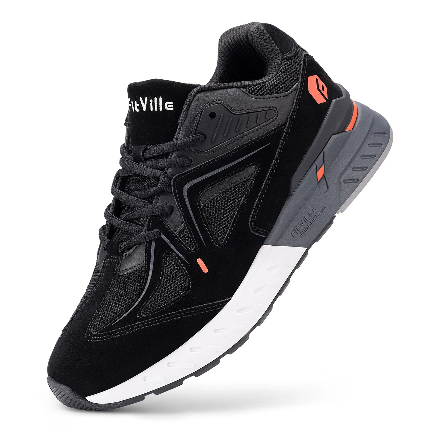 Fittington Men Walking Shoes Extra Wide Non Slip Flat Feet
