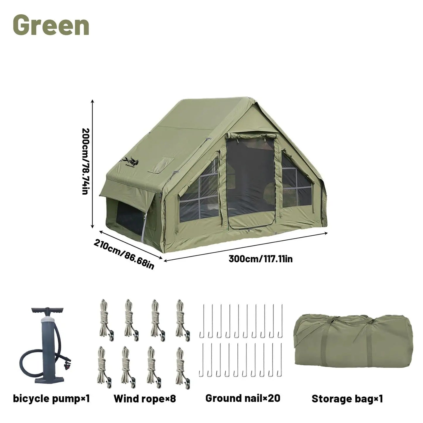 Pakicetus Inflatable Camping Tent Quick Setup Airframe Shelter