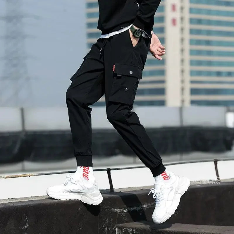 New Men Cargo Tactical Pants Work Combat Multi-pockets Casual Training Trousers Overalls Clothing Joggers Hiking Mens Cargo Pant