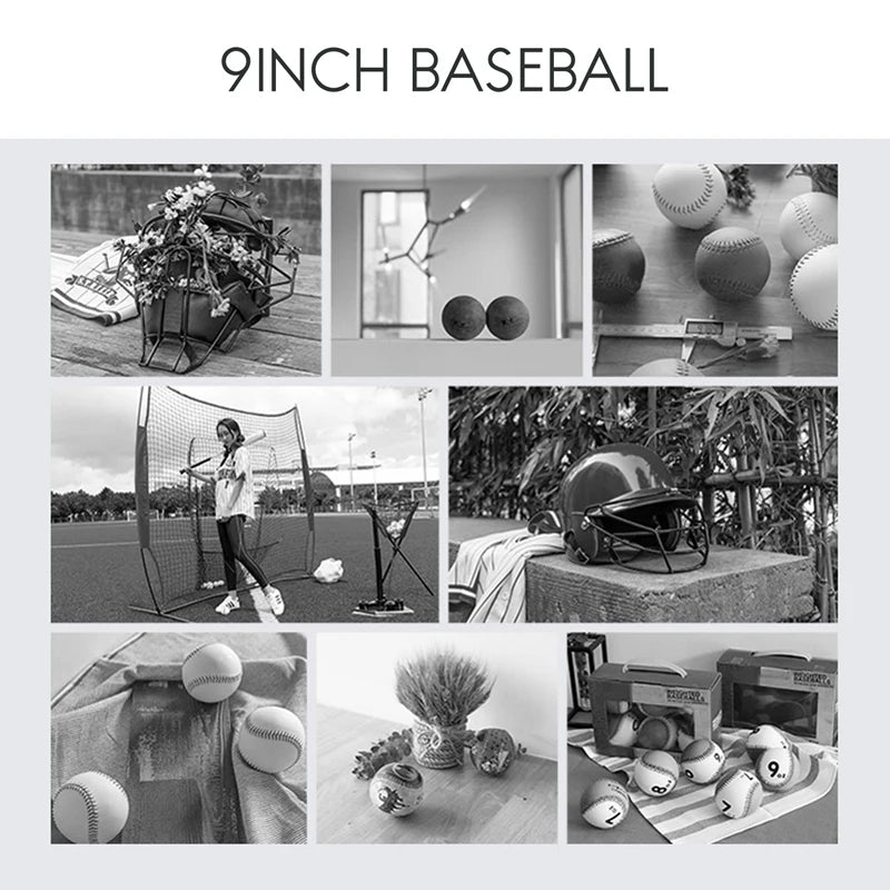FGHGF 12 Pack Foam Baseball Softball Training Balls For Practice