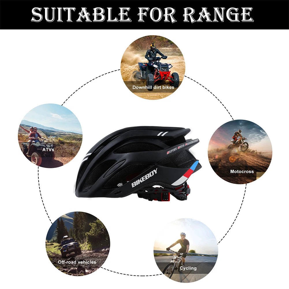 MOJOYCE Cycling Helmet Breathable Adjustable MTB Safety Helmet
