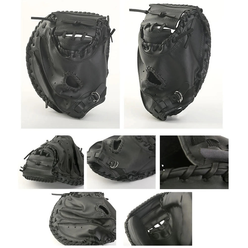 MOJOYCE Baseball Catcher Mitt PU Leather Glove For Training