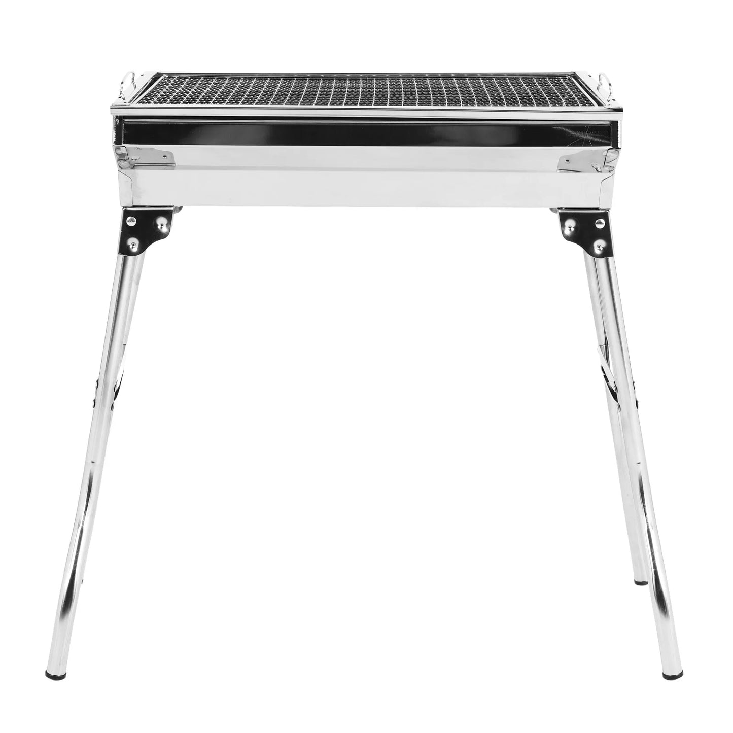 NONED Portable Stainless Steel Barbecue Grill With Stand For Camping