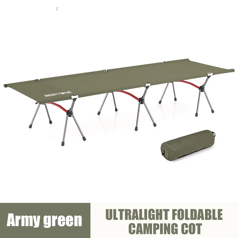 WEST TUNE Camping Cot Leg Extenders Ultralight Folding Bed