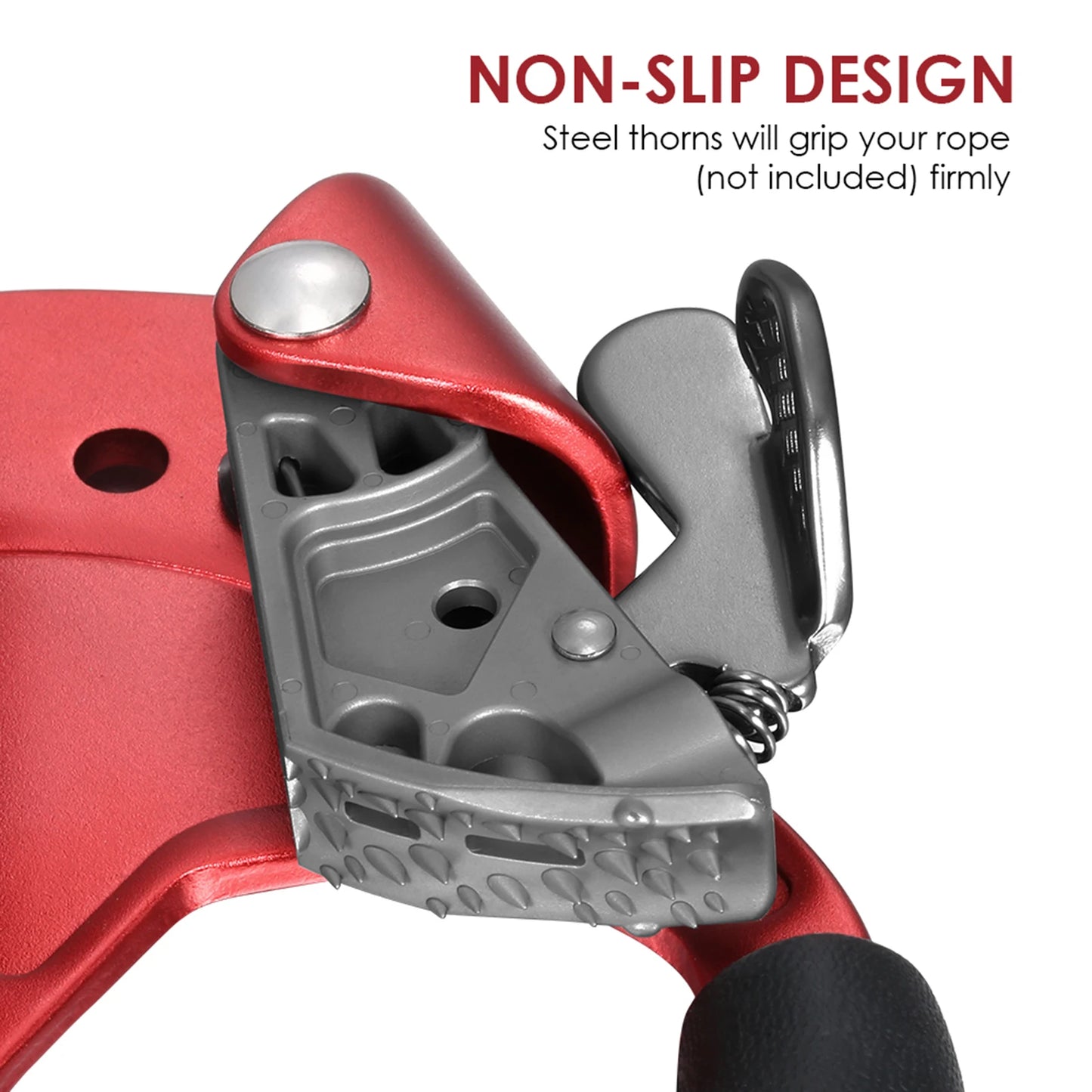 Aluminum Magnesium Alloy Hand Ascender For Rock Climbing And Caving