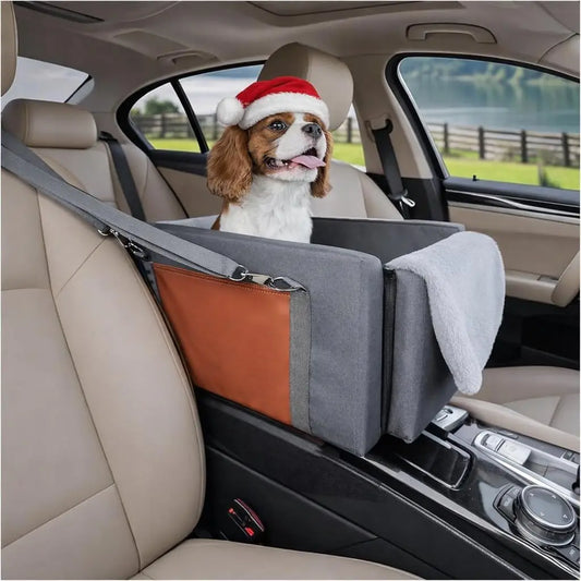 Avont Center Console Dog Car Seat With Armrest Booster