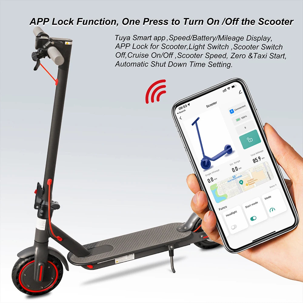 AOVOPRO ES80 Electric Scooter With Smart App Control