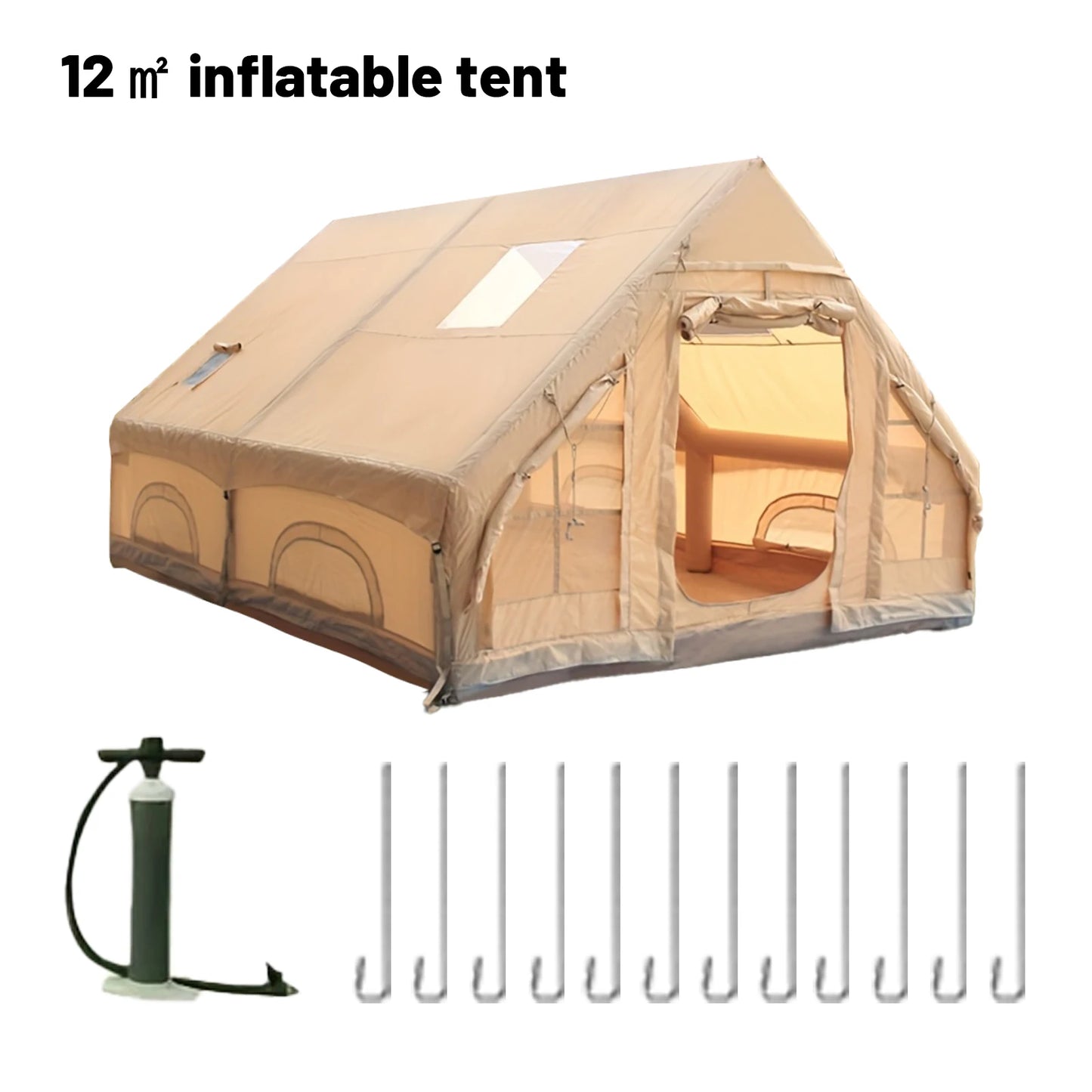 Pakicetus Inflatable Camping Tent Quick Setup Airframe Shelter