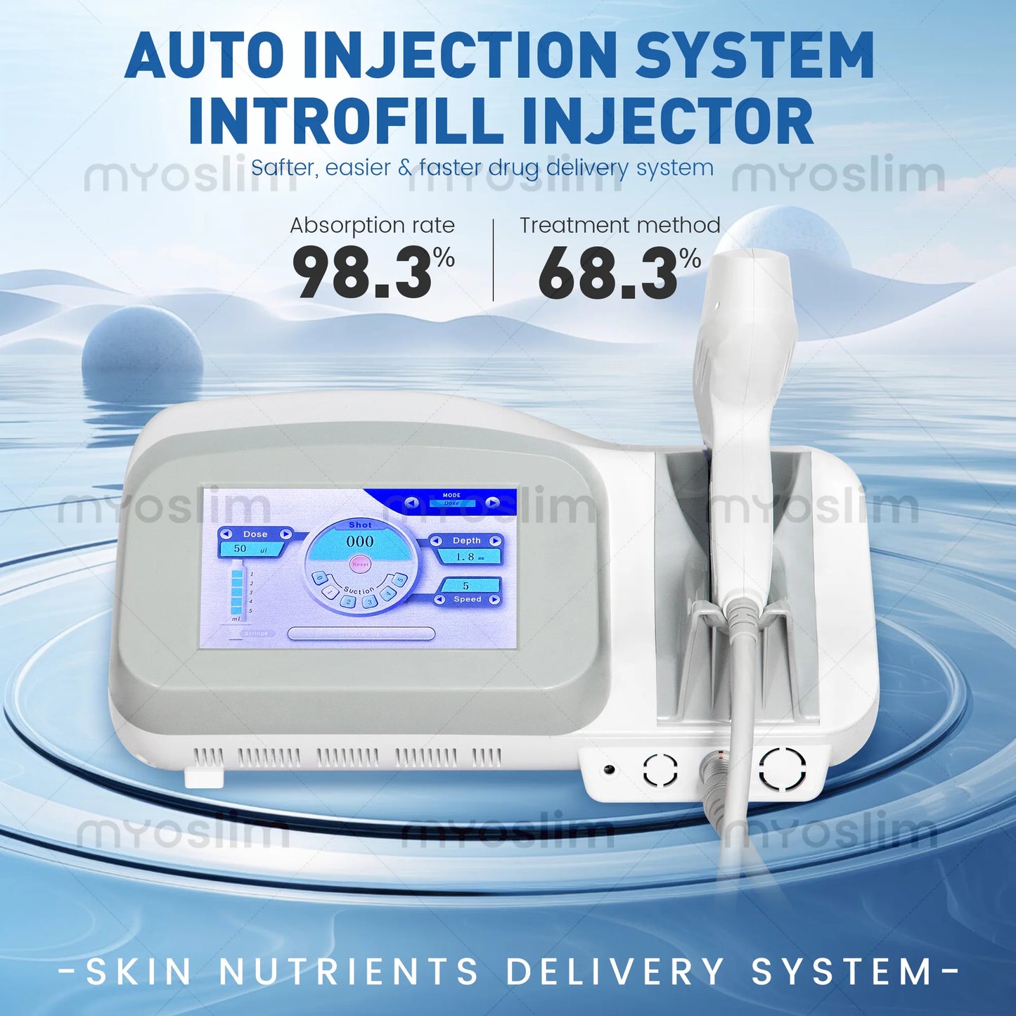 MYOSLIM Skin Moisturizing Face Lift Mesu Therapy Gun