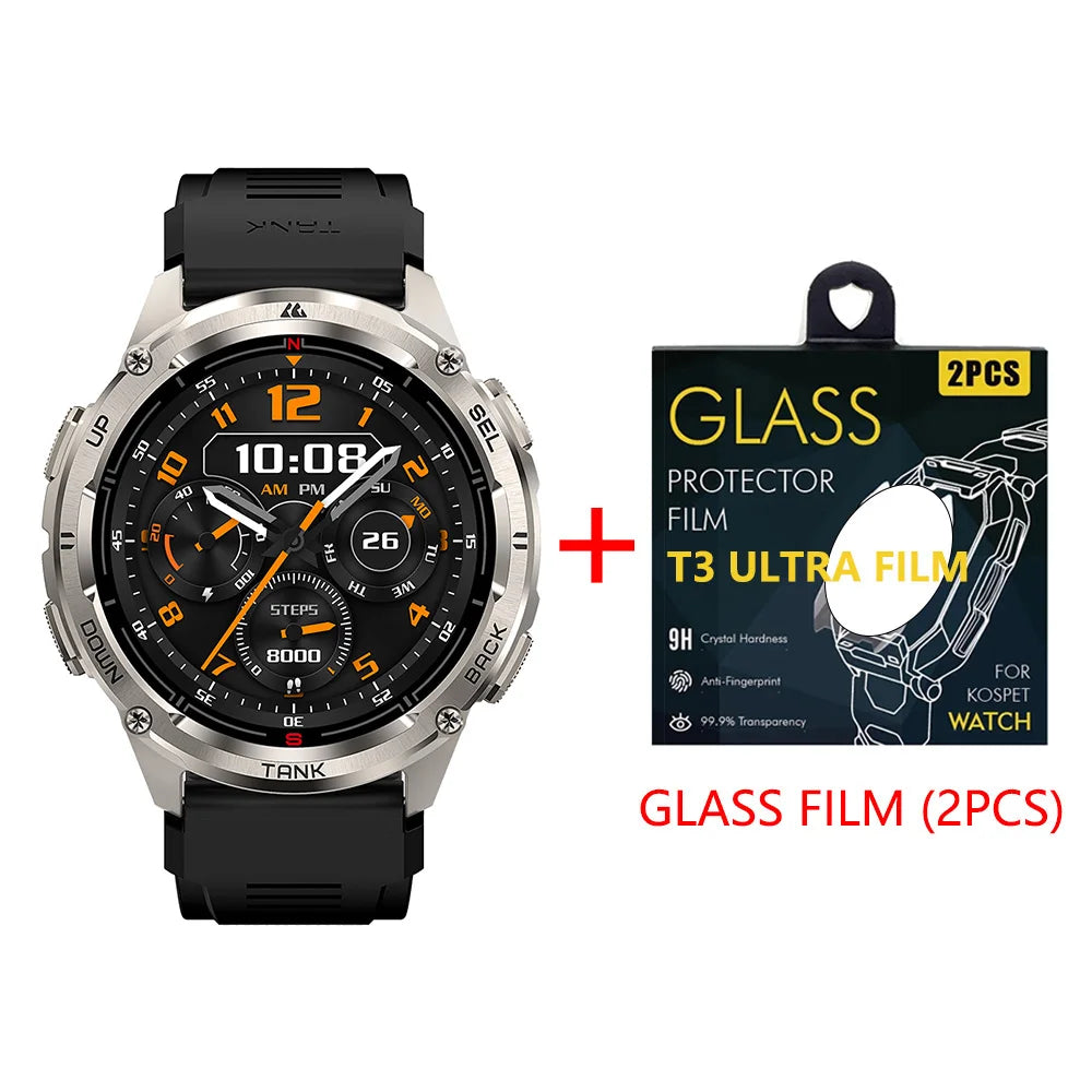 KOSPET Tank T3 Ultra 2 GPS Smartwatch With Bluetooth Call