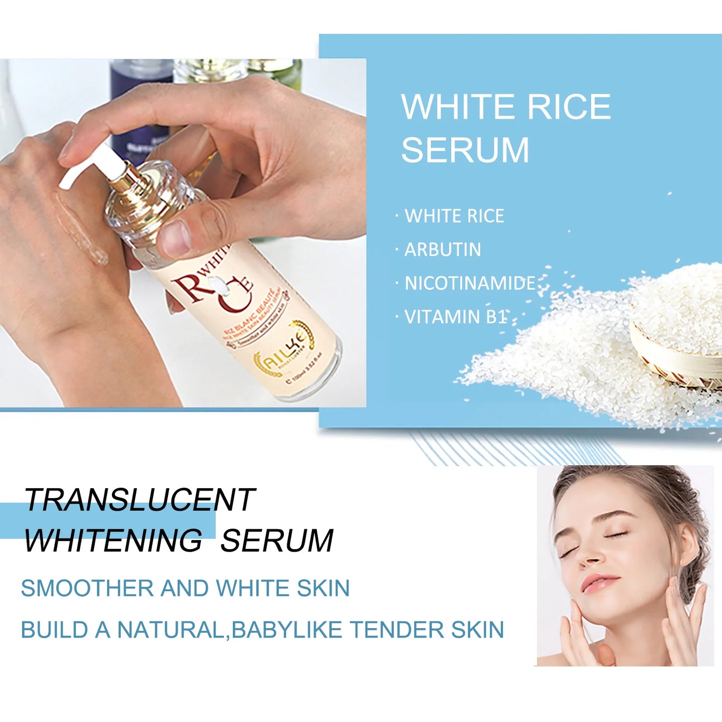 AILKE Hydrating Brightening Serum For Dark Spots And Wrinkles