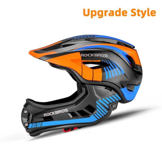 ROCKBROS Child Cycling Helmet With Detachable Full Face
