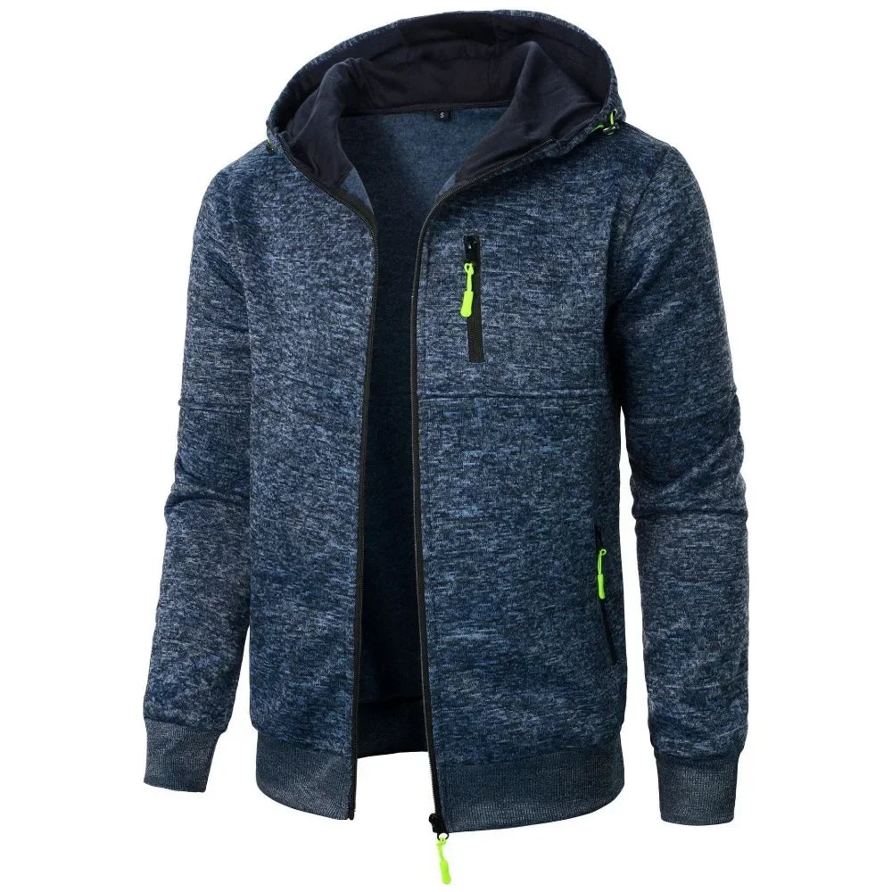 Men's Casual Sweatshirts Hooded Sweatshirt Slim Fit Sportswear Autumn Jacket for Men Tracksuit Streetwear Jackets 2029