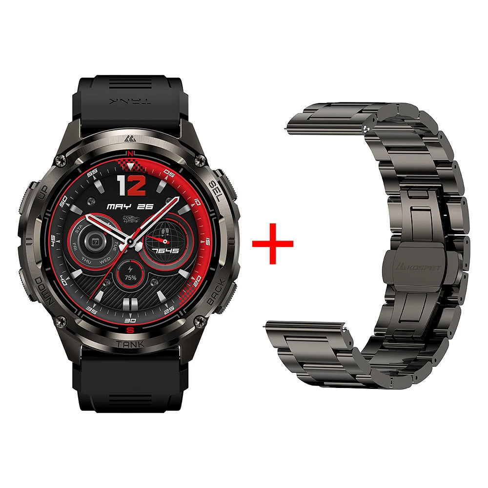 KOSPET Tank T3 Ultra 2 GPS Smartwatch With Bluetooth Call