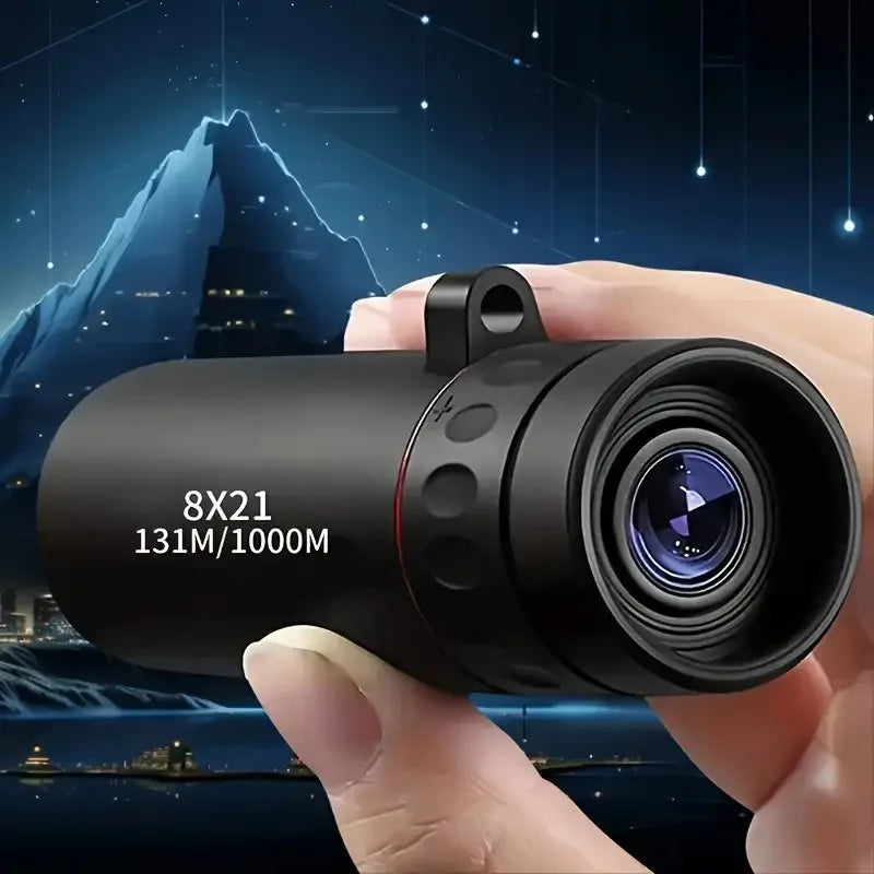 8x Compact Monocular Telescope For Travel And Bird Watching