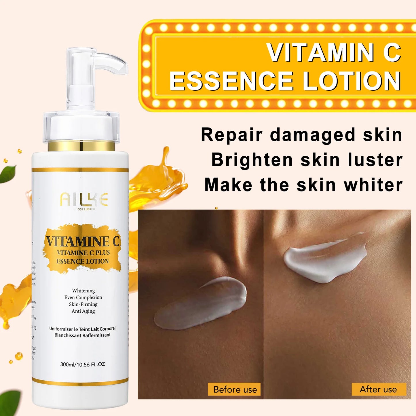 AILKE Vitamin C Skin Care Set With Brightening Soap