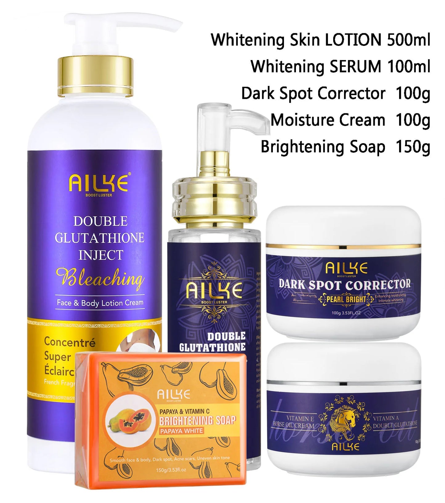 AILKE Glutathione Whitening Serum For Uneven Skin Tone