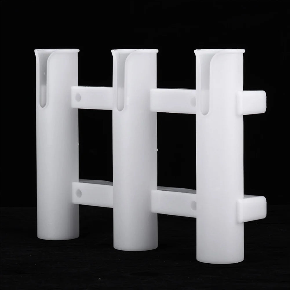 APWIKOGER 3 Tubes Link Fishing Rod Holder Bracket Wall Mounted